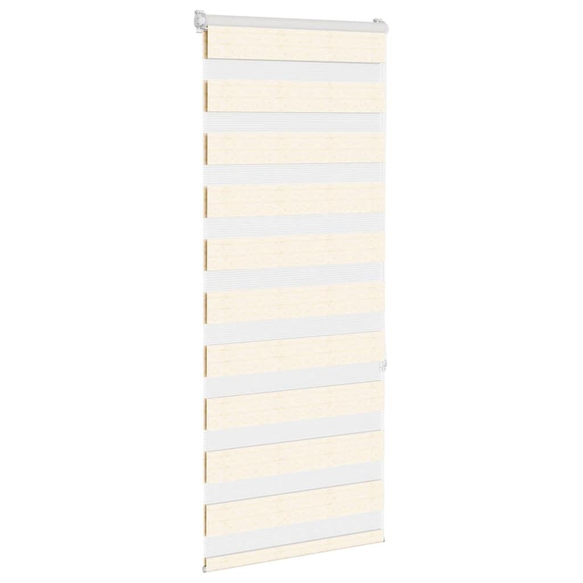 Voir la diapositive 3 : VIDAXL Store zebre beige marbre largeur du tissu 55,9 cm polyester