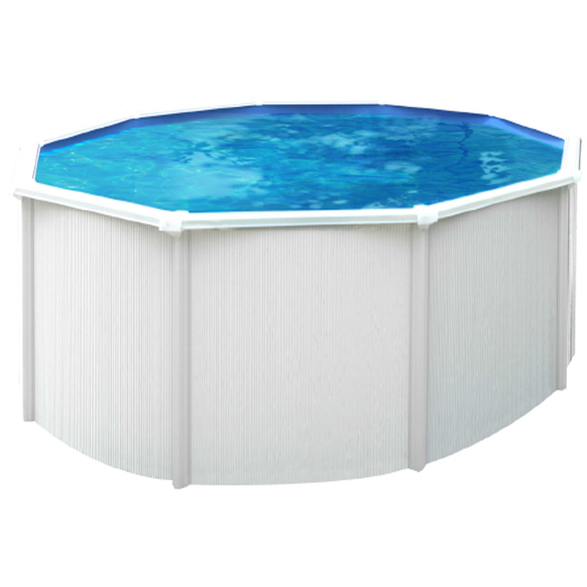 Voir la diapositive 2 : trigano Piscine hors sol acier ronde 4,85 x 1,20m SAPHIR
