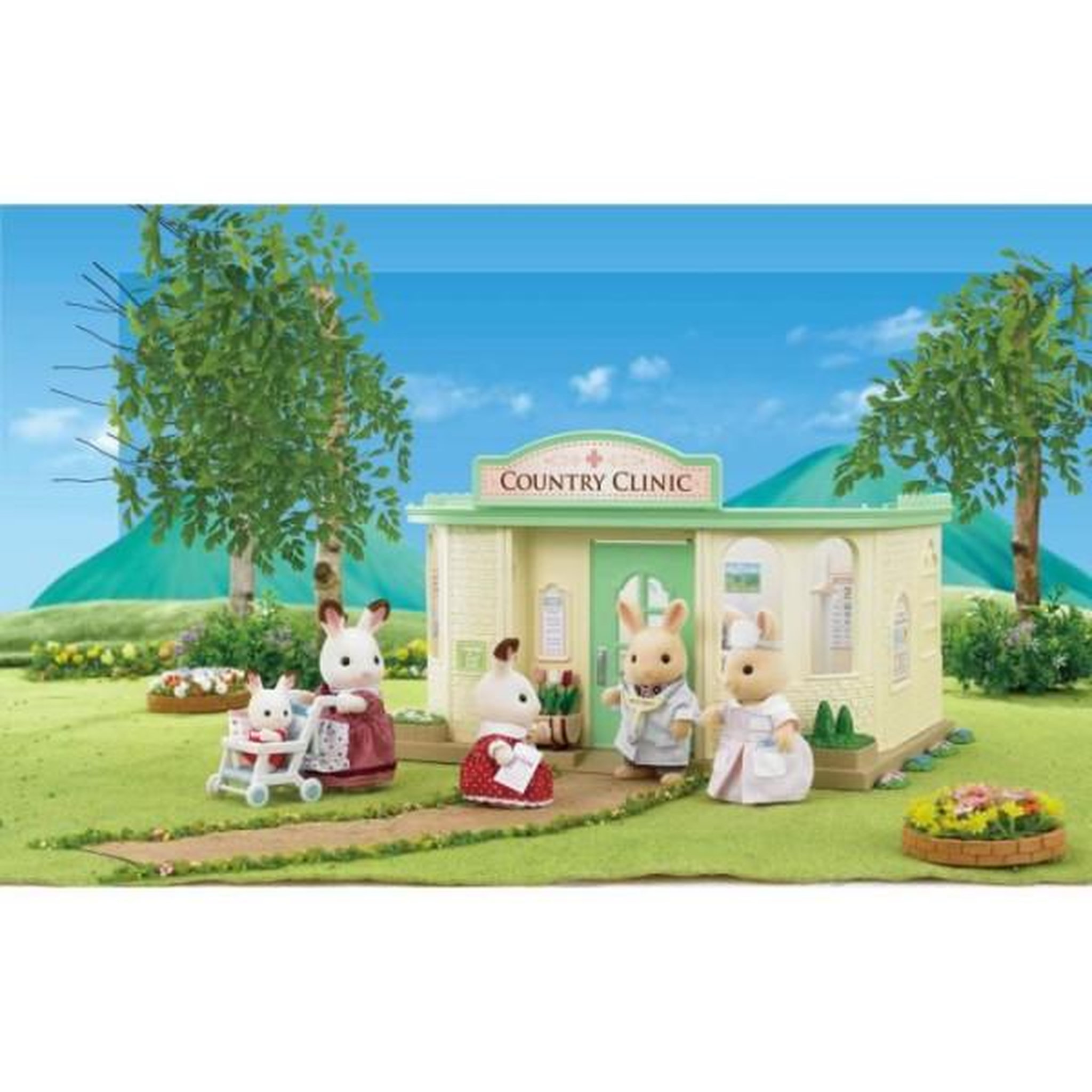Voir la diapositive 4 : Sylvanian Families Cabinet médical miniature - SYLVANIAN FAMILIES - 5096 - Accessoires inclus