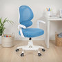 Voir la diapositive 2 : IDIMEX Chaise de bureau pour enfant ISLA pivotante