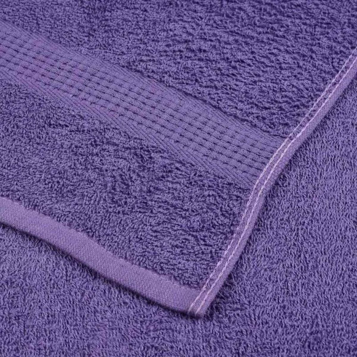 VIDAXL Serviettes de sauna 10 pcs violet 80x200 cm 360 g m² 100% coton