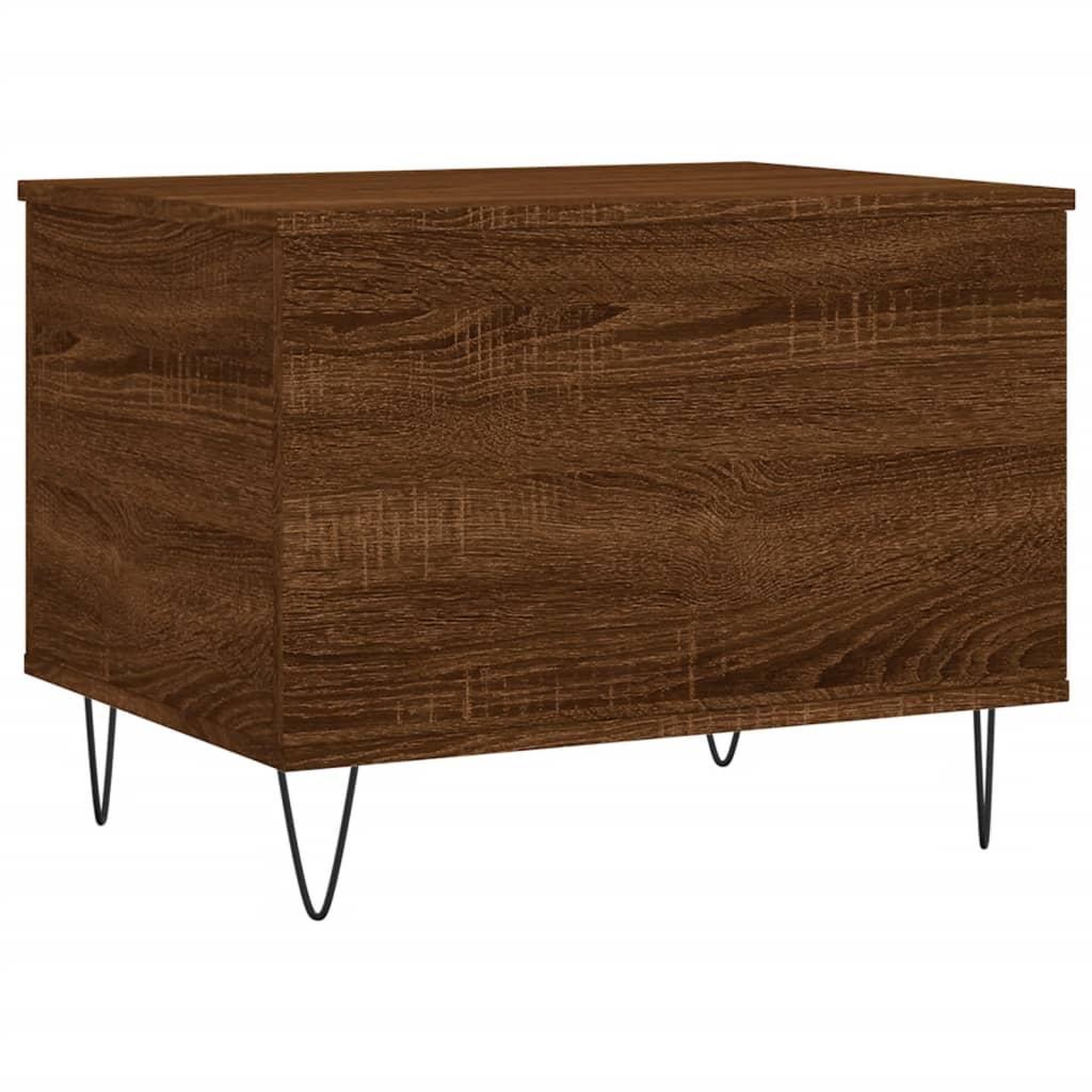 Voir la diapositive 5 : VIDAXL Table basse Chene marron 60x44,5x45 cm Bois d'ingenierie