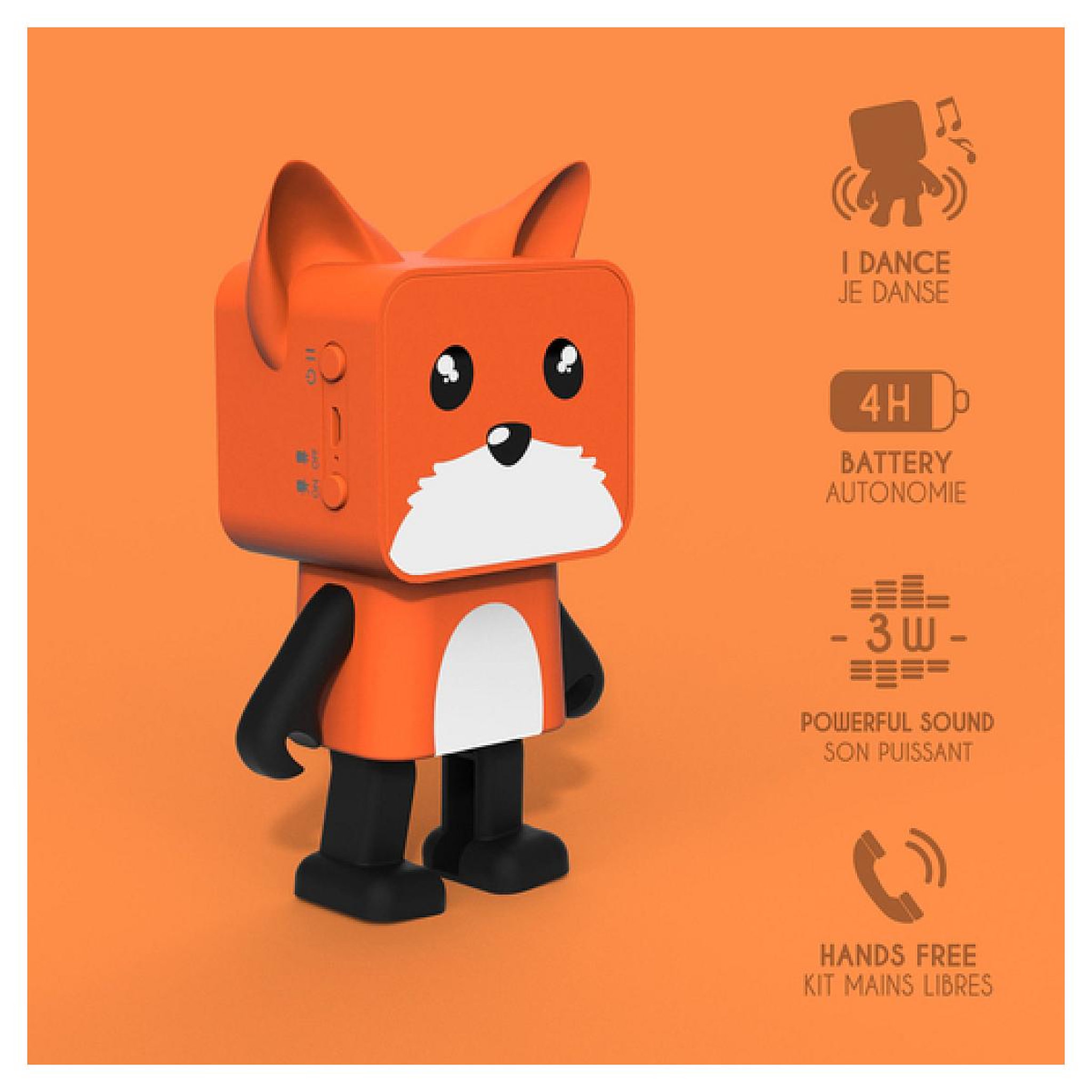 Voir la diapositive 4 : Mob Enceinte - Dancing Animals - Renard