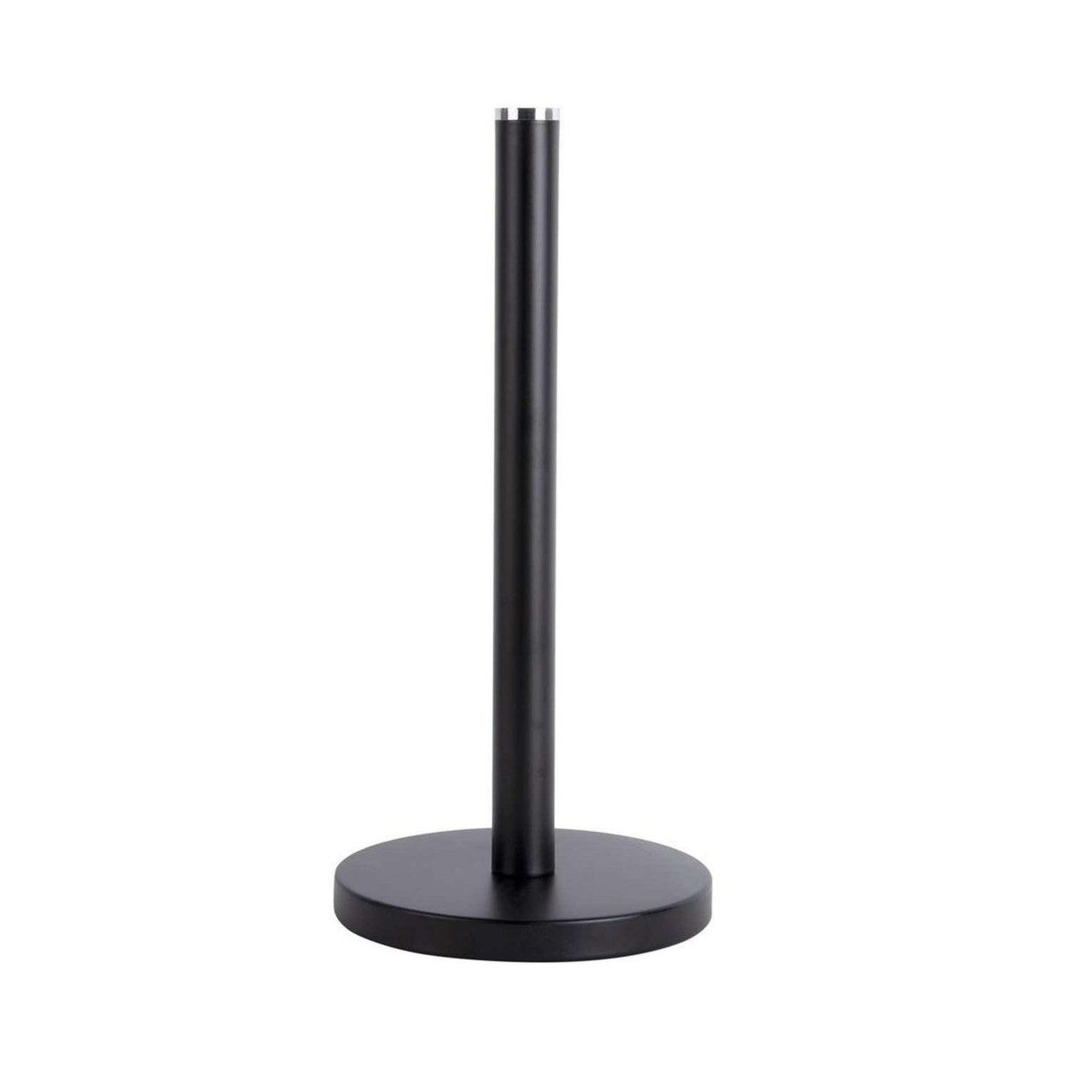 PRESENT TIME Porte essuie-tout en acier inoxydable - Noir