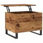 Voir la diapositive 5 : VIDAXL Table basse vieux bois 60x44,5x45 cm bois d'ingenierie