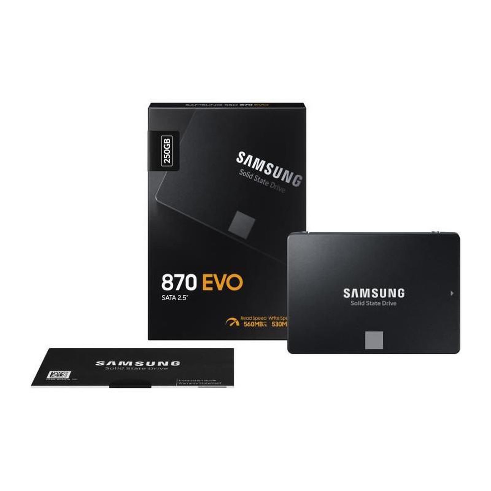 Voir la diapositive 3 : Samsung Disque dur SSD interne 870 EVO 2To