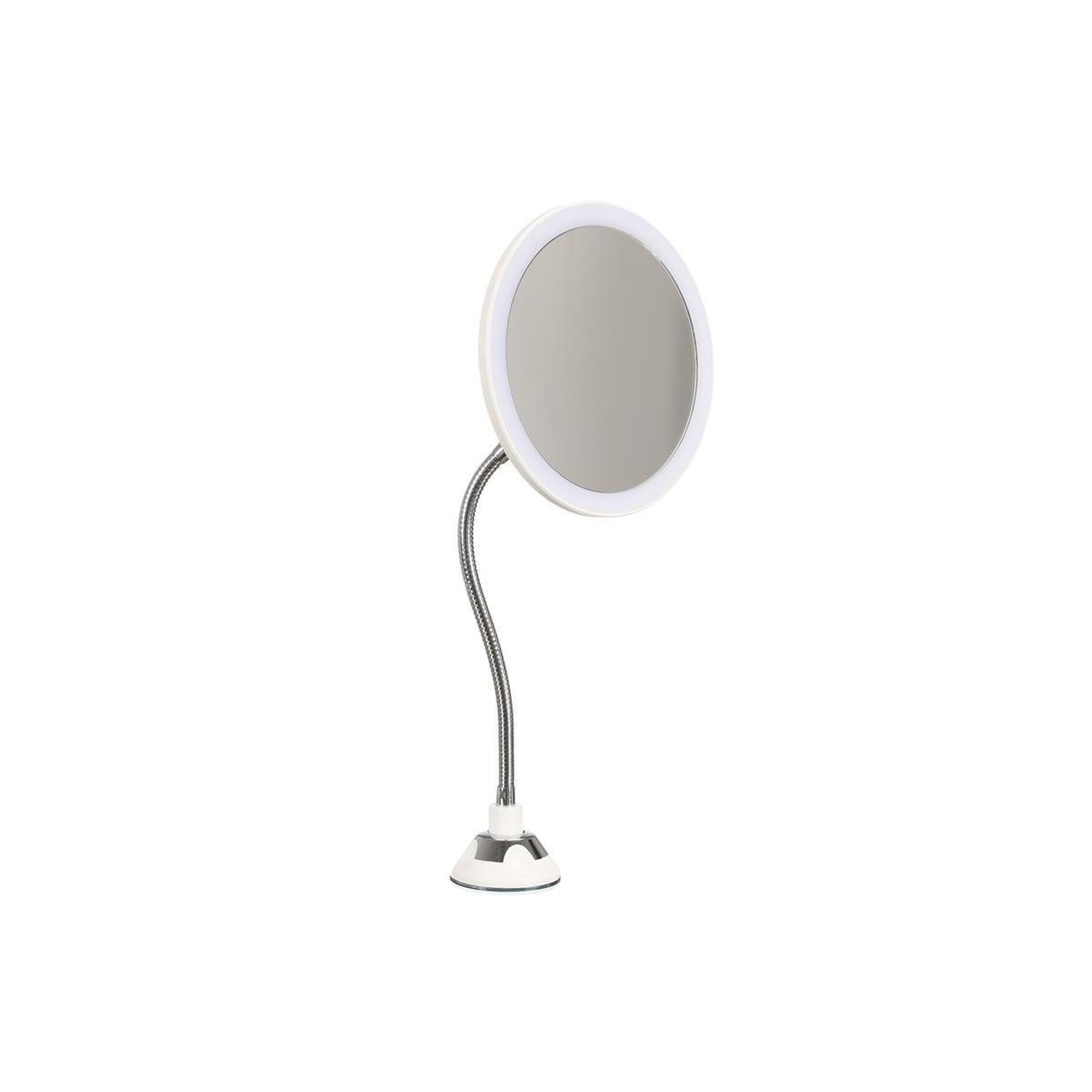 Cosmetic Club Miroir grossissant flexible  lumineux  30cm blanc