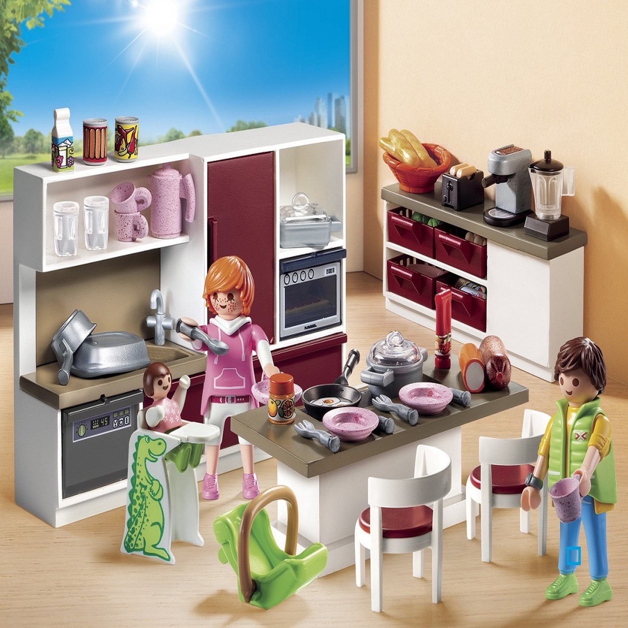 Voir la diapositive 3 : PLAYMOBIL 9269 - City Life - Cuisine aménagée 