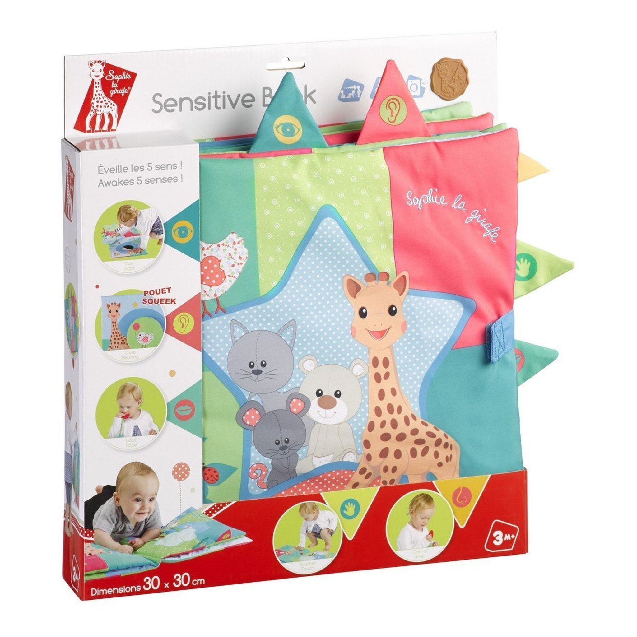 Voir la diapositive 2 : VULLI Sensitive book sophie la girafe 