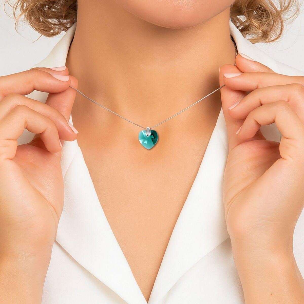 SC CRYSTAL Collier coeur par SC Crystal®