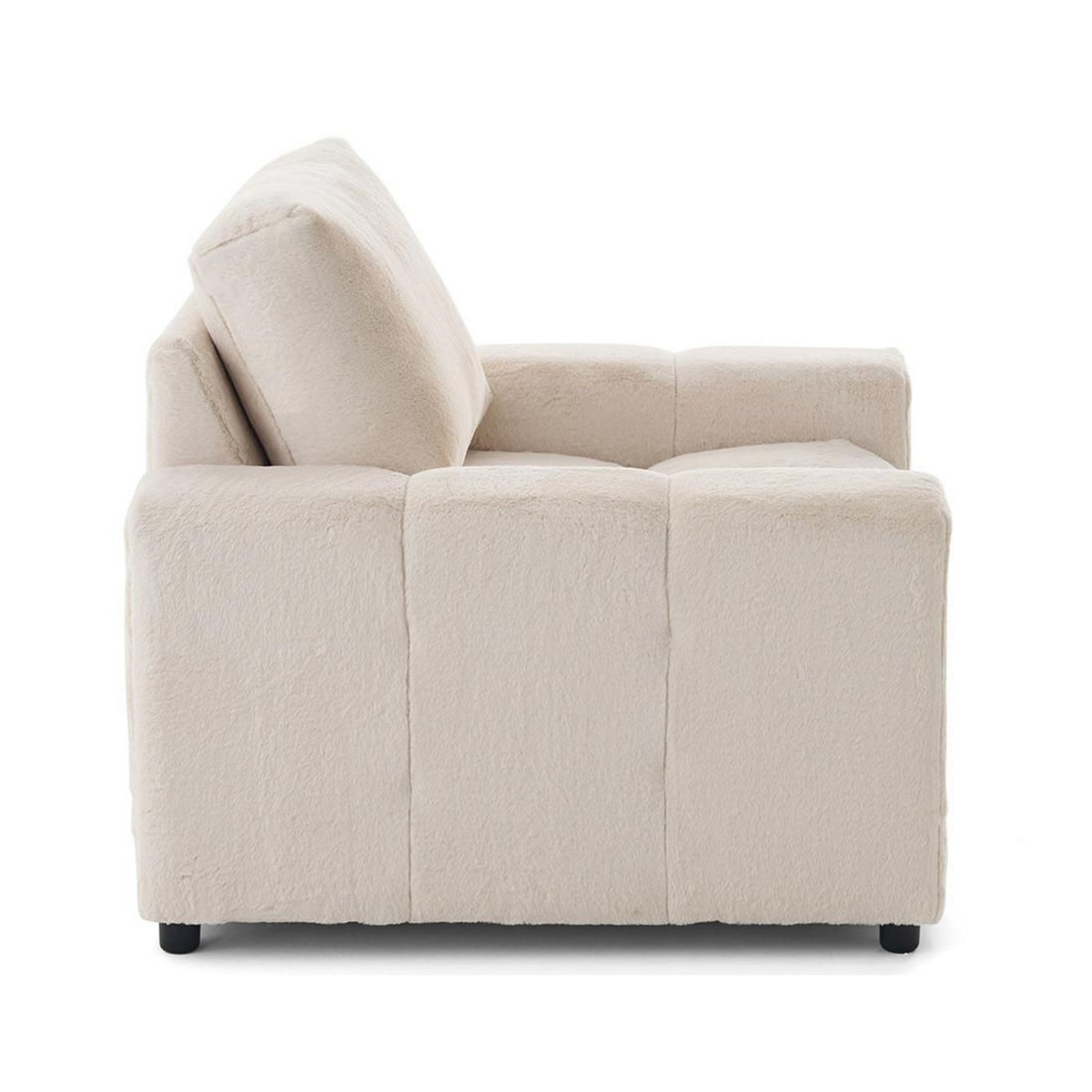 LISA DESIGN Crocus - fauteuil en fausse fourrure