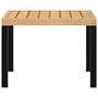 Voir la diapositive 4 : VIDAXL Table basse de jardin noir 55x55x39,5 cm acier enduit de poudre