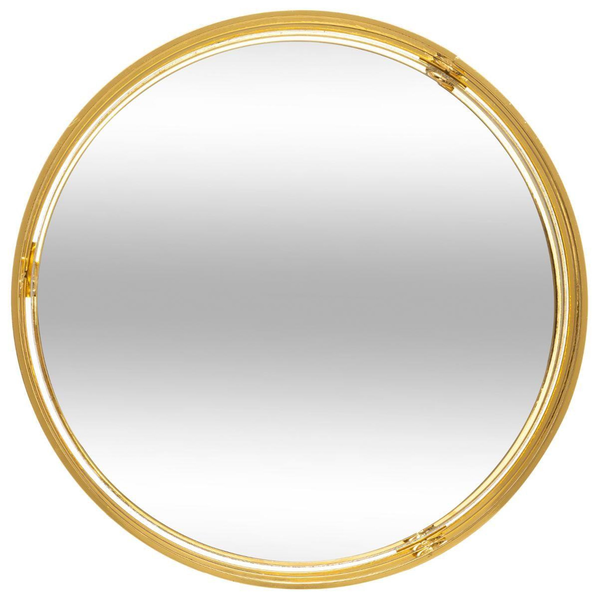 Voir la diapositive 4 : ATMOSPHERA Lot de 2 plateaux déco miroir  feel  30cm or