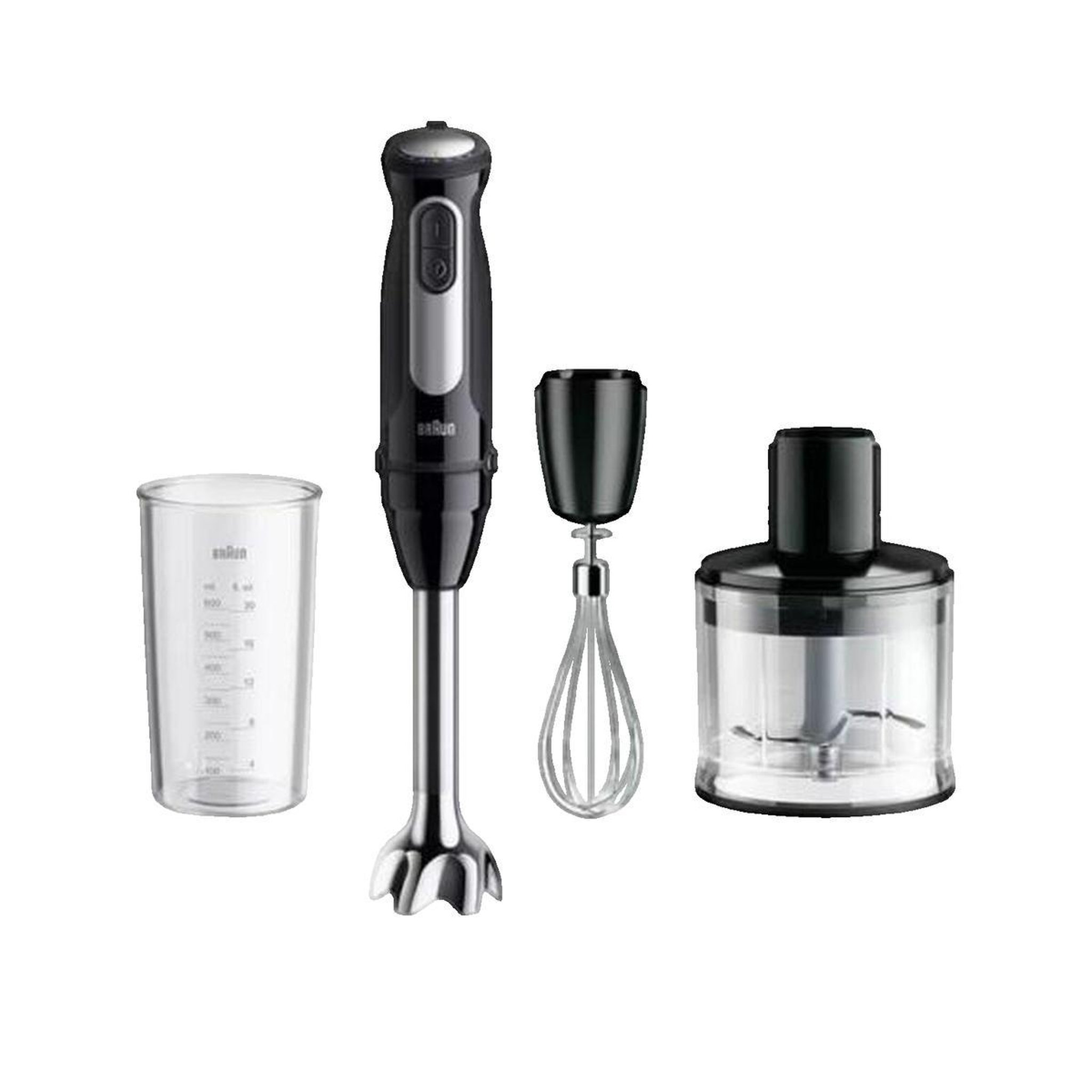 Voir la diapositive 1 : BRAUN Mixeur plongeant Braun MultiQuick 5 Pro MQ 55236 M noir