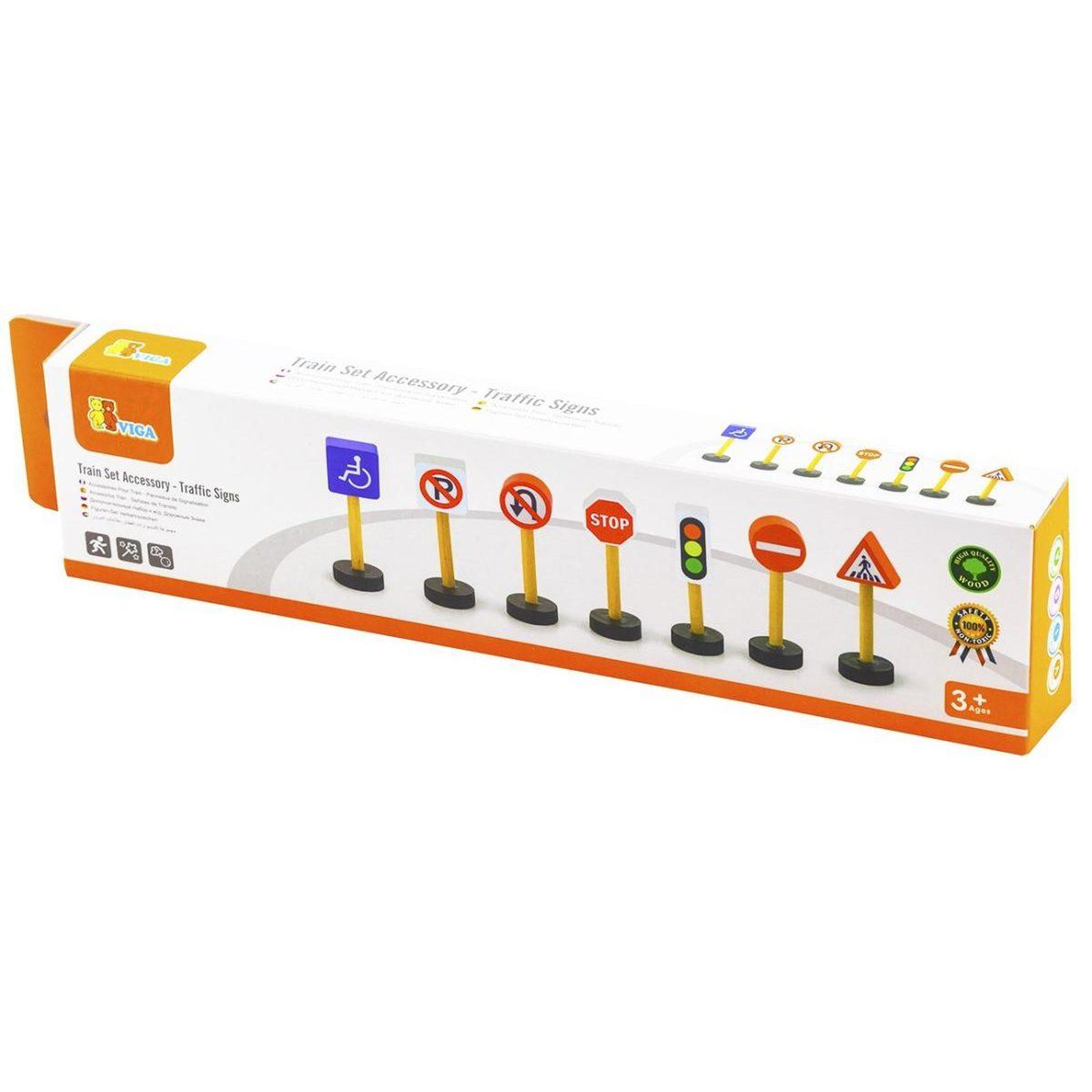Voir la diapositive 3 : VIGA Panneaux de signalisation  50817 - 7 panneaux en bois
