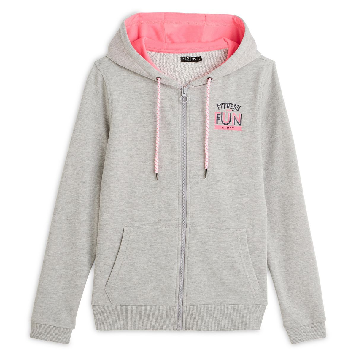 INEXTENSO Sweat de sport à capuche femme