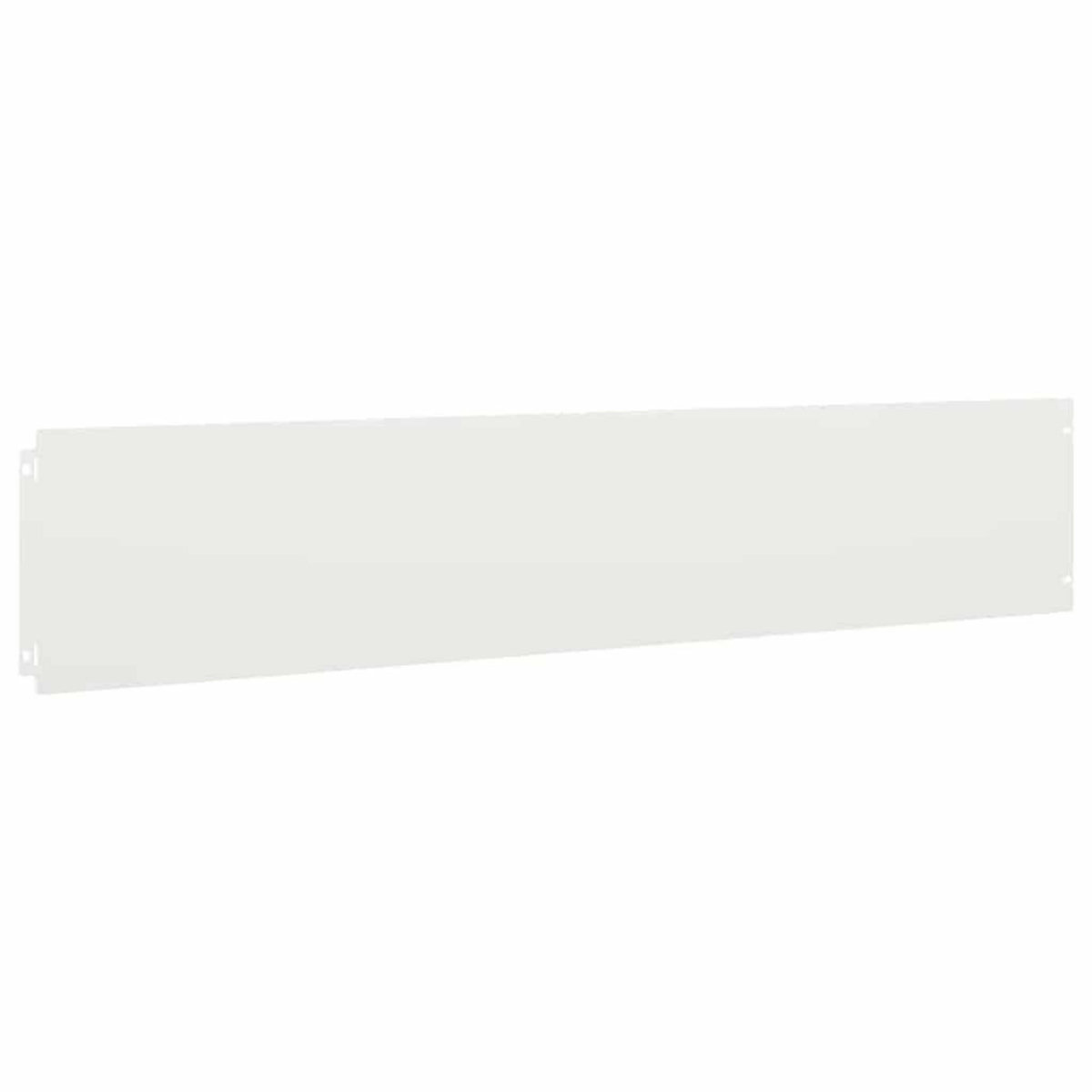 VIDAXL Bordures de pelouse 30 pcs blanc 20x103 cm acier lamine a froid