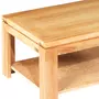 Table basse rectangulaire chêne blanchi