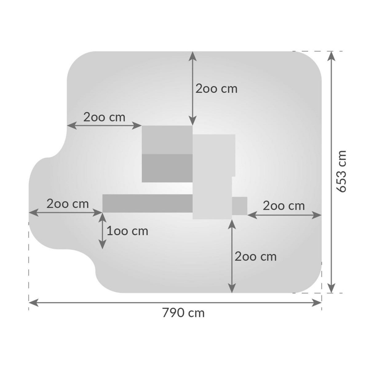 Fungoo Aire de jeux My Side - Toboggan jaune - Fungoo
