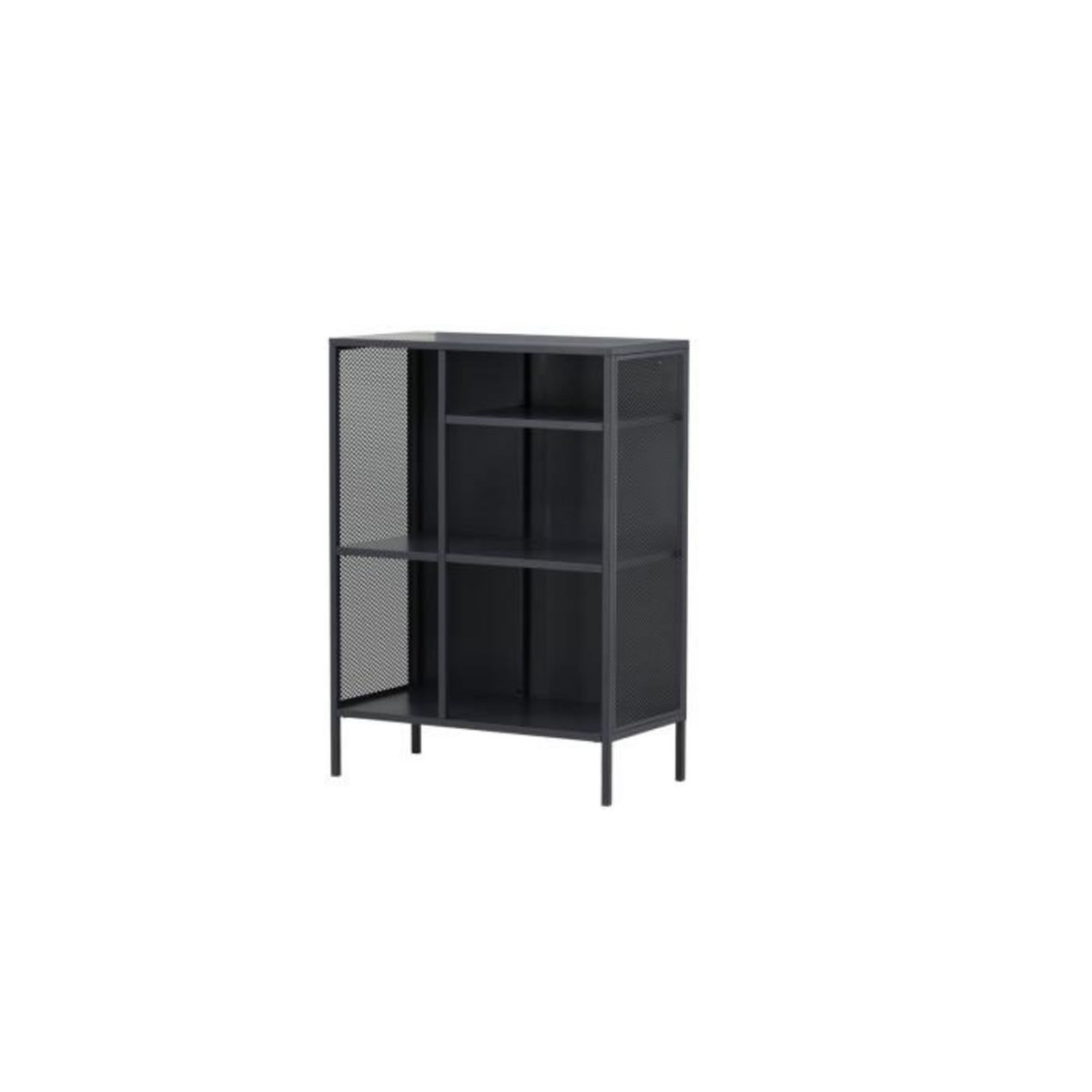 Paris Prix Étagère 3 Niveaux en Métal  Misha  110cm Gris