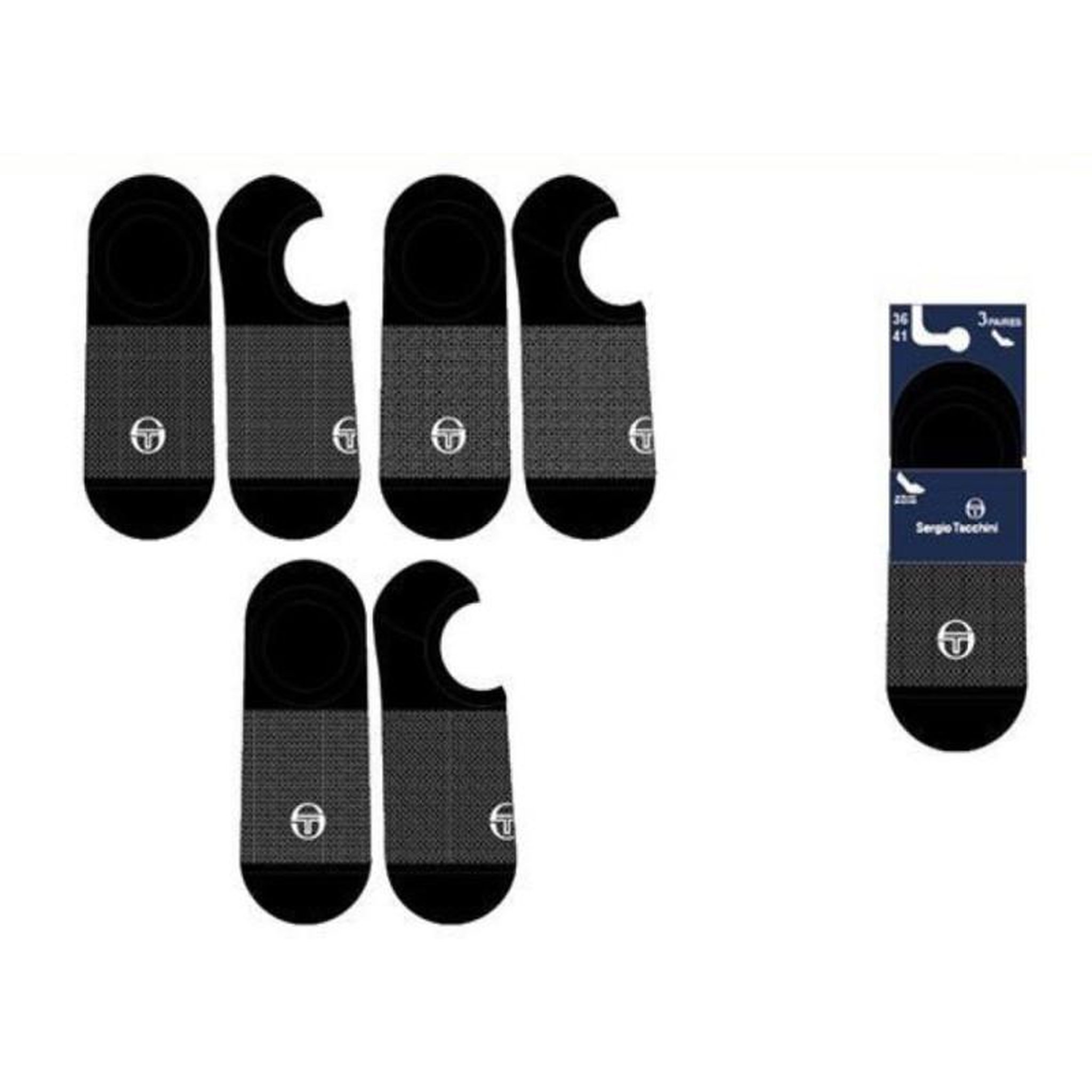 Voir la diapositive 5 : SERGIO TACCHINI Chaussettes Homme FOOTIES SERGIO TACCHINI