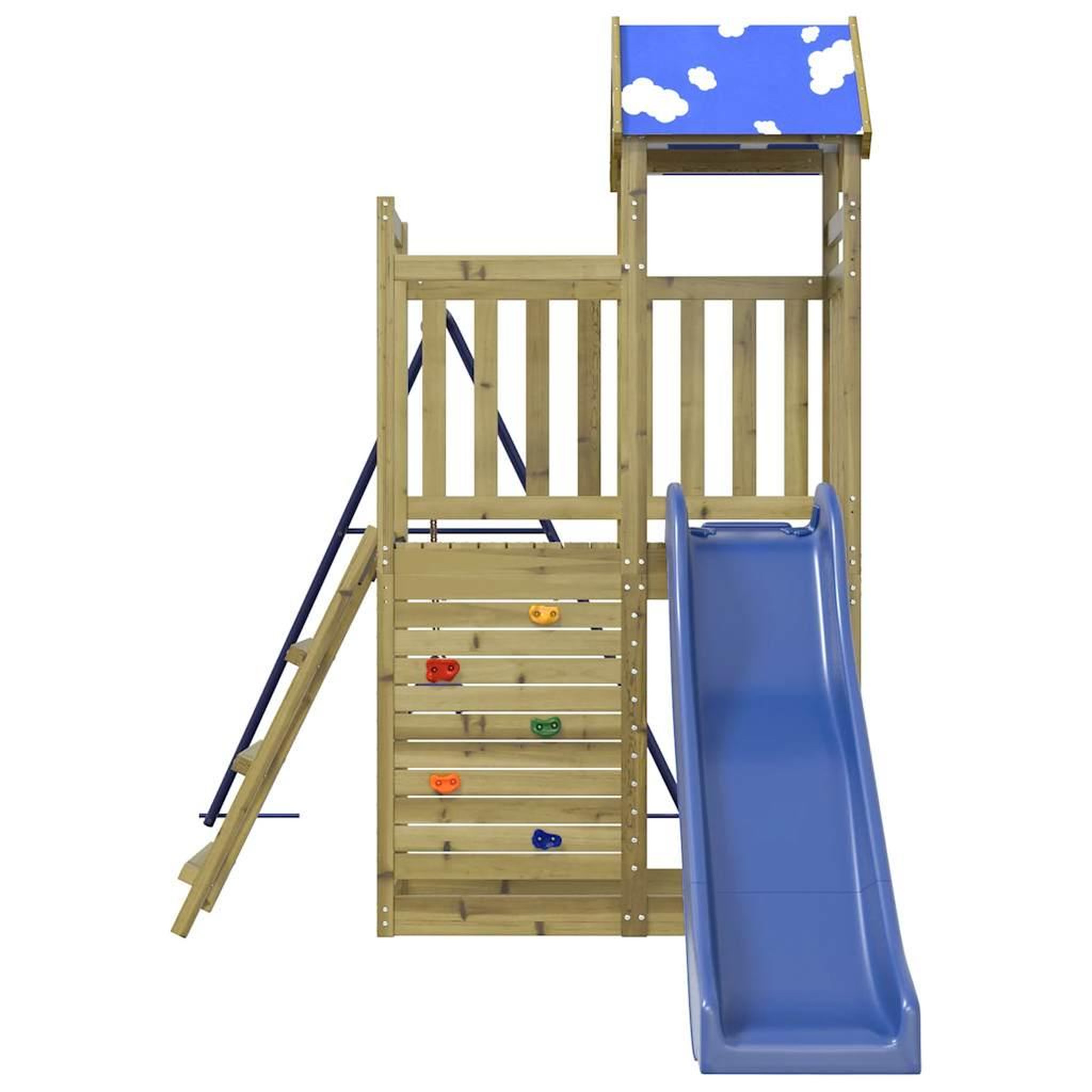 Voir la diapositive 5 : VIDAXL Aire de jeux d'exterieur bois de pin impregne