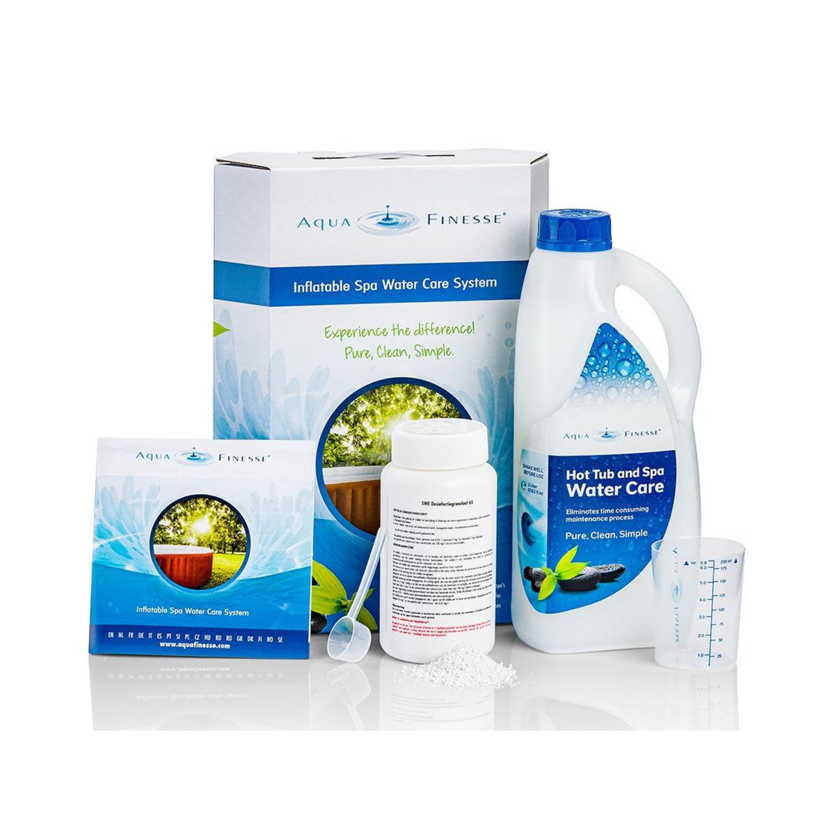 Aquafinesse Coffret de traitement tout en un pour spa - AquaFinesse