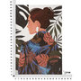 Voir la diapositive 6 : Paris Prix Toile Imprimée Déco  Lady Jungle Dos  80x120cm Multicolore