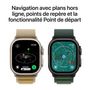 Voir la diapositive 6 : APPLE Montre connectée Ultra 2 49mm Noir / Milanais Loop L Cell