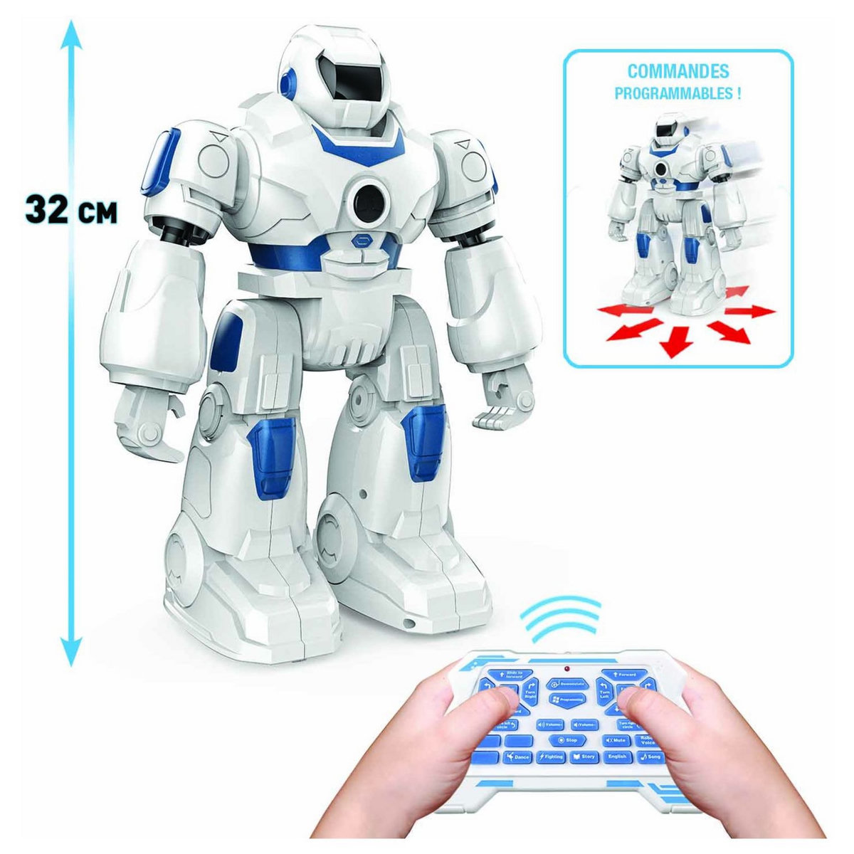 SILVERLIT YCOO - Robot programmable et télécommandé pour enfant MEGA BOT