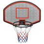 Voir la diapositive 2 : VIDAXL Panneau de basket-ball Noir 90x60x2 cm Polyethylene