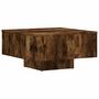 Voir la diapositive 2 : VIDAXL Table basse Chene fume 60x60x31,5 cm Bois d'ingenierie