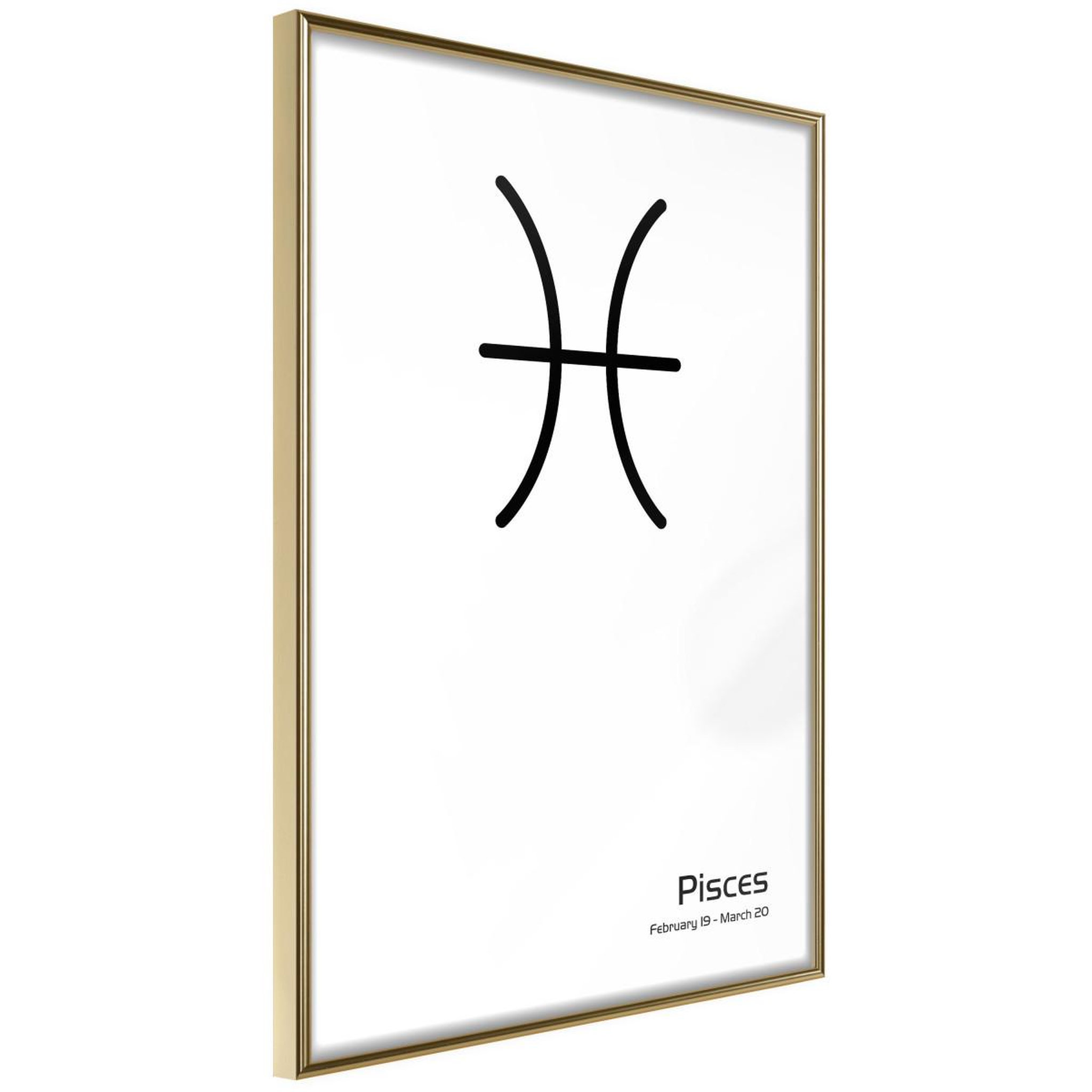 Paris Prix Affiche Murale Encadrée  Zodiac Pisces II