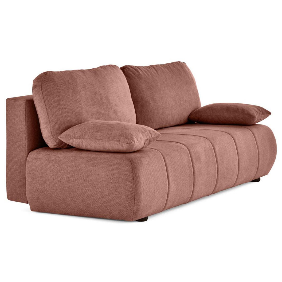 BEST MOBILIER Harper - canapé 3 places convertible avec coffre en tissu texturé