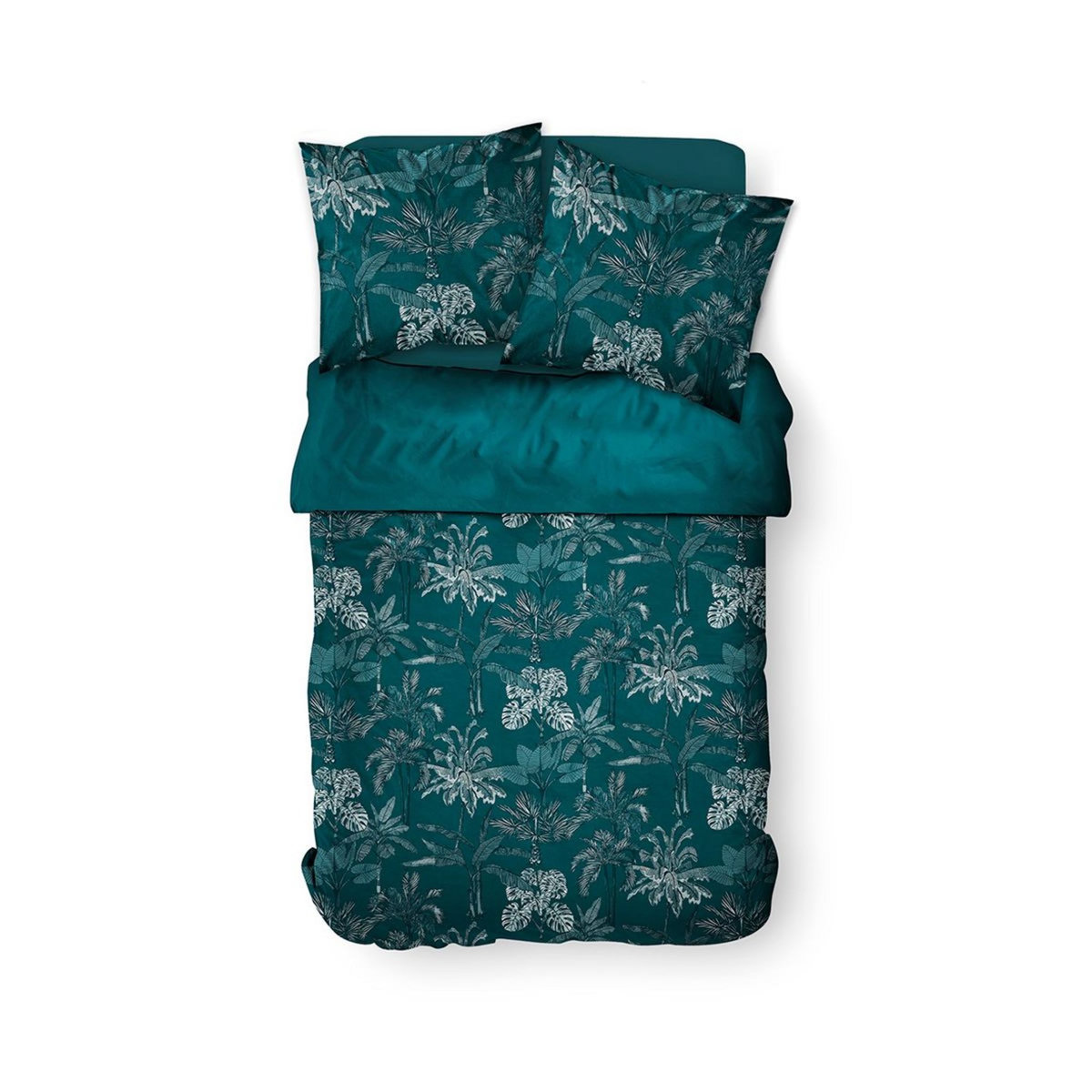 TODAY Parure housse de couette fantaisie en coton 57 fils IRIS