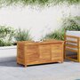 Voir la diapositive 3 : VIDAXL Boîte de rangement de jardin persiennes 113x50x56cm bois acacia