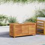Voir la diapositive 3 : VIDAXL Boîte de rangement de jardin persiennes 113x50x56cm bois acacia