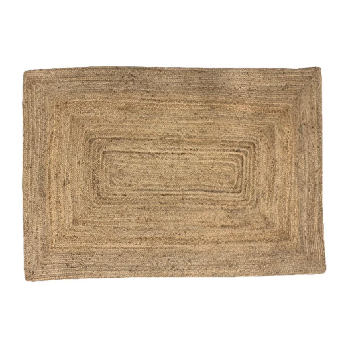FUTURE HOME Tapis déco rectangle en jute