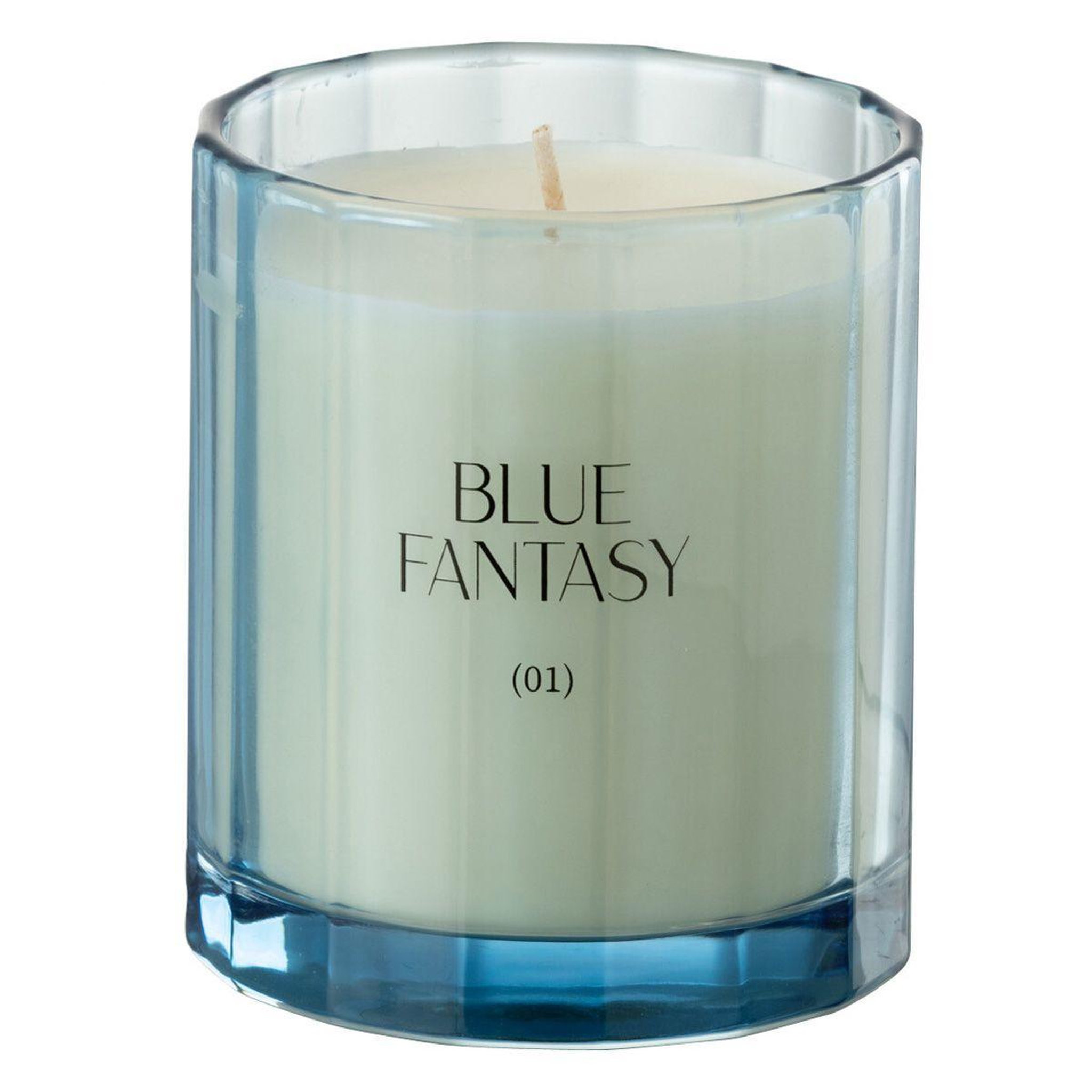 J-LINE Bougie parfumée design  elie  10cm blue fantasy