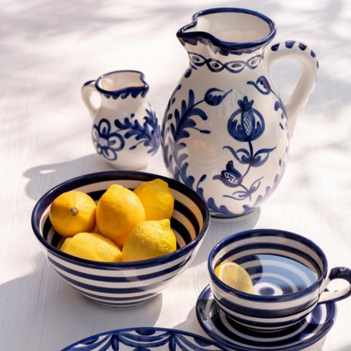 Paris Prix Pichet en Céramique  Granada  3,3L Bleu Cobalt