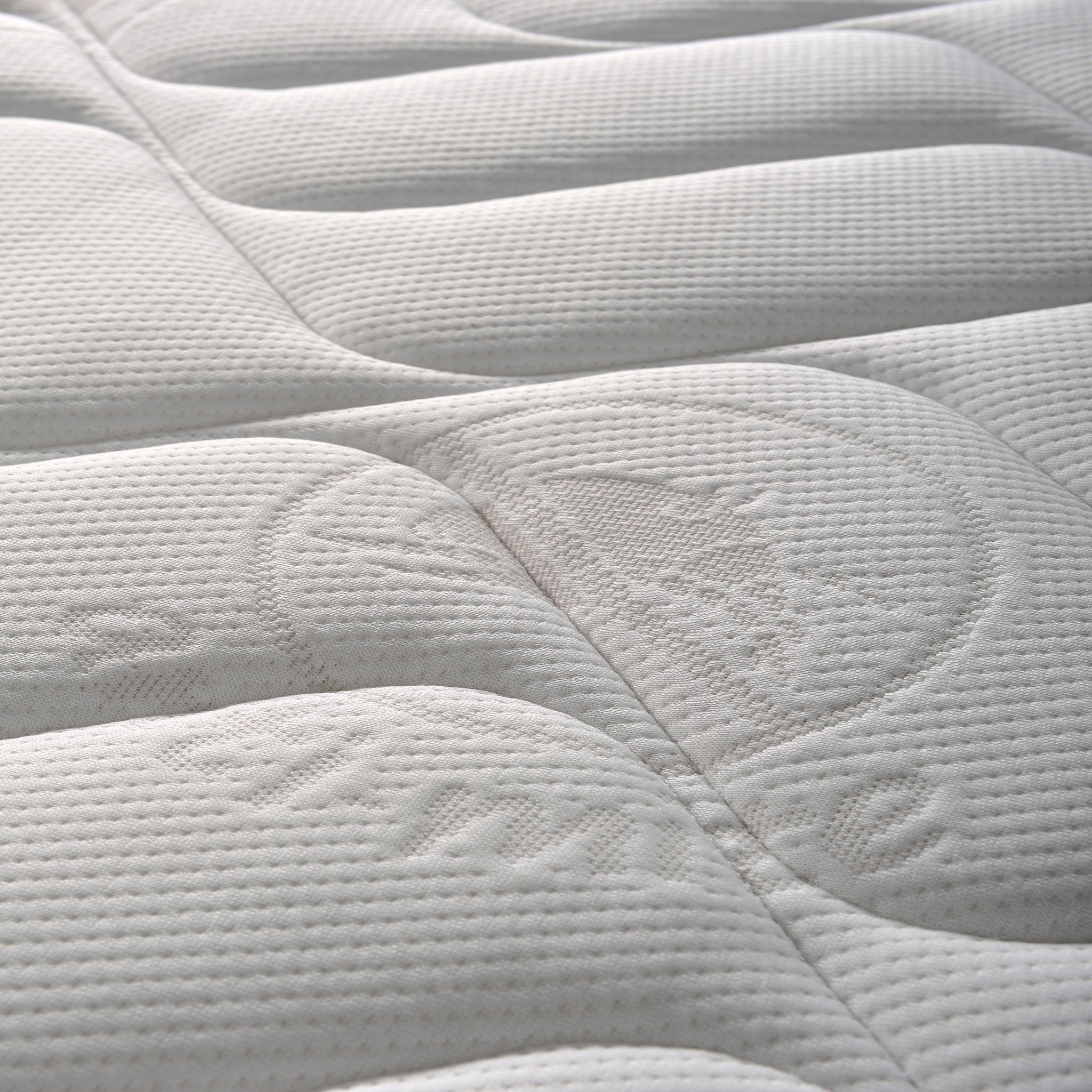 Voir la diapositive 4 : PRESTIGE Collection Ensemble matelas ressorts MORPHEE + sommier déco gris 140x190 cm