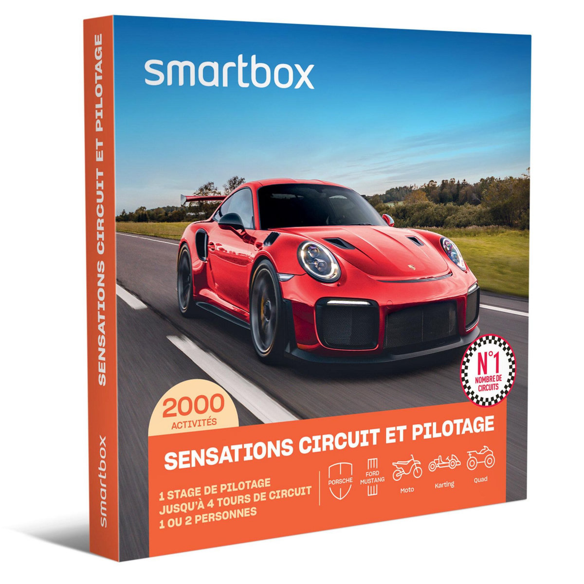 Smartbox Sensations circuit et pilotage - Coffret Cadeau Sport & Aventure