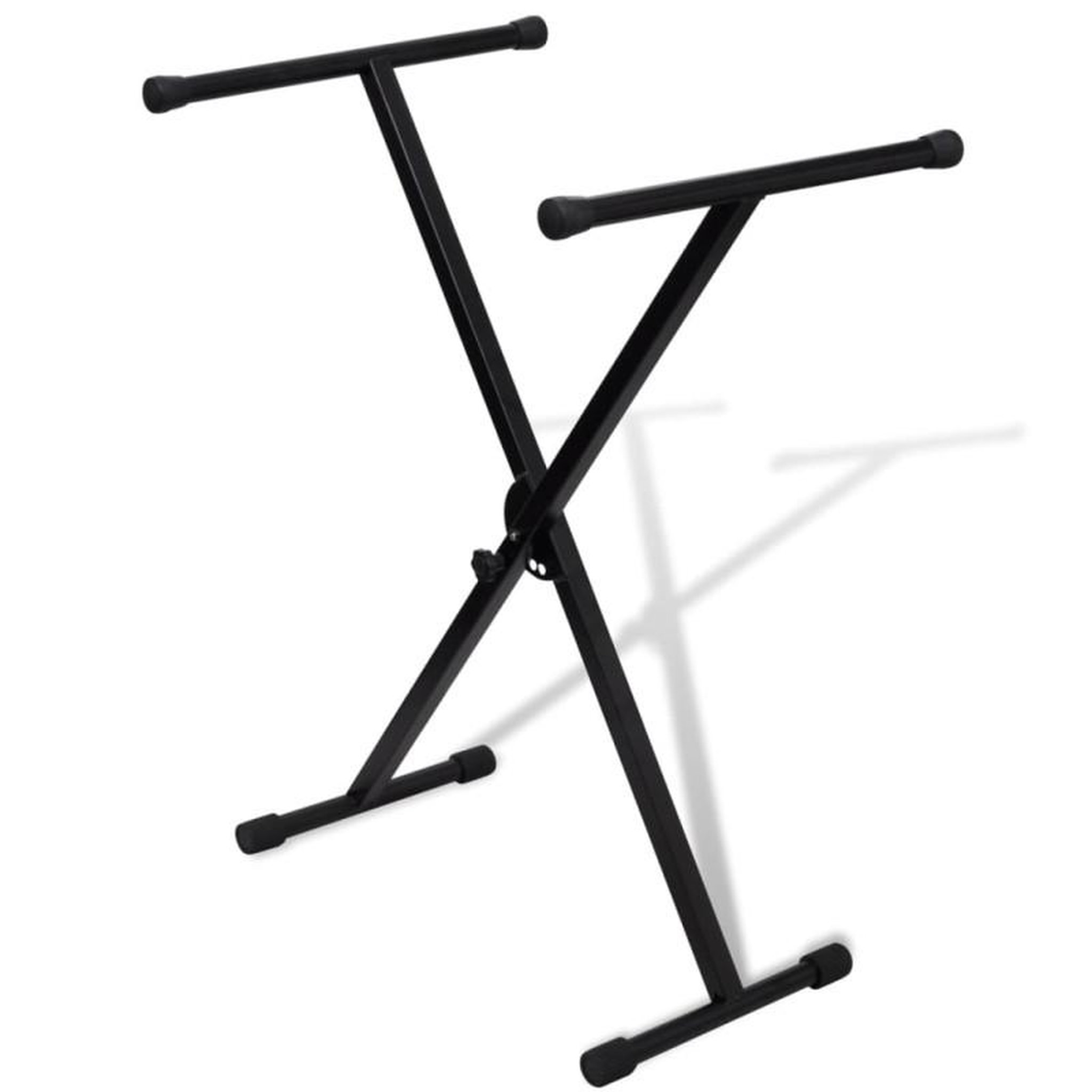 Voir la diapositive 1 : VIDAXL Support de clavier réglable avec cadre en X