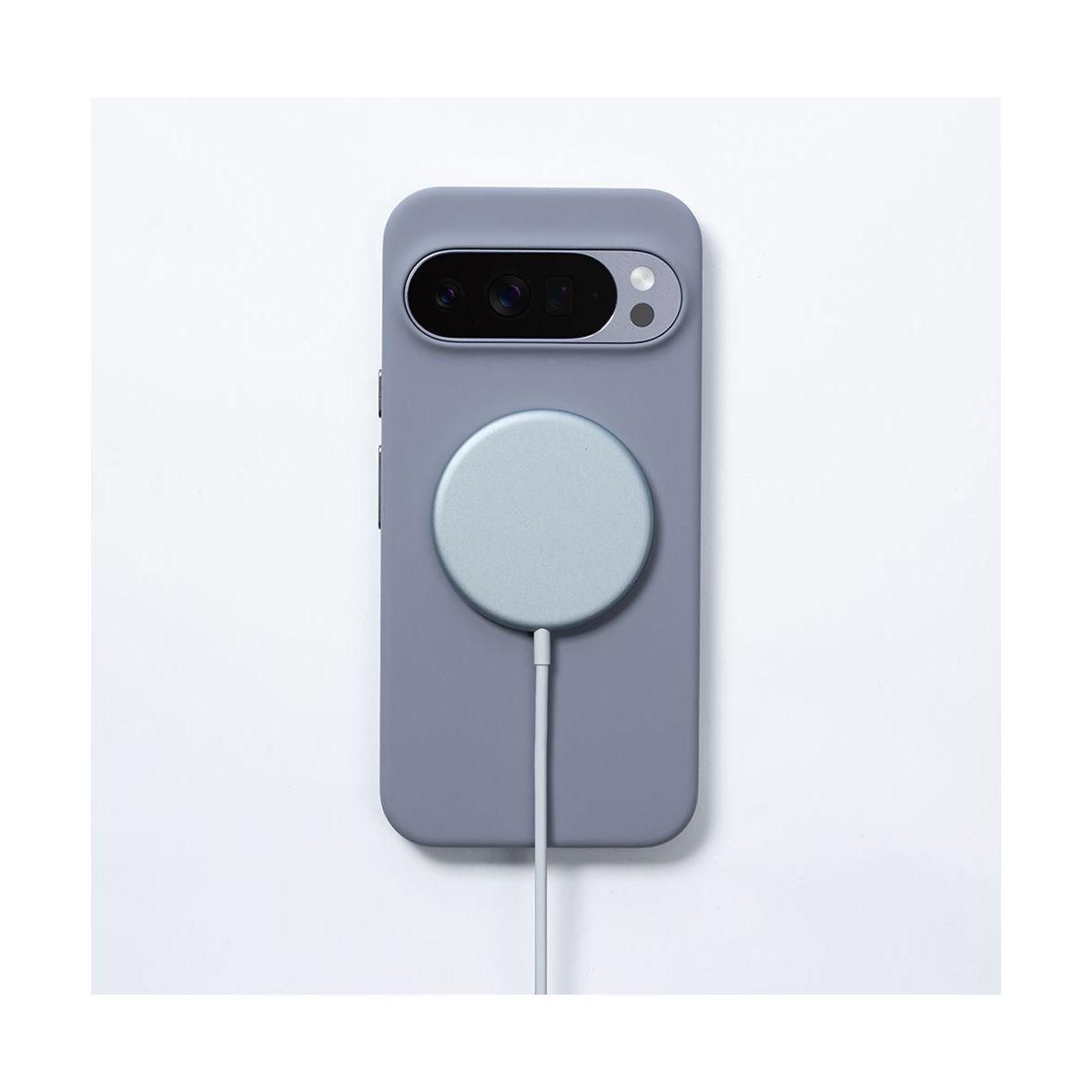 GOOGLE Chargeur induction Qi2 Gris