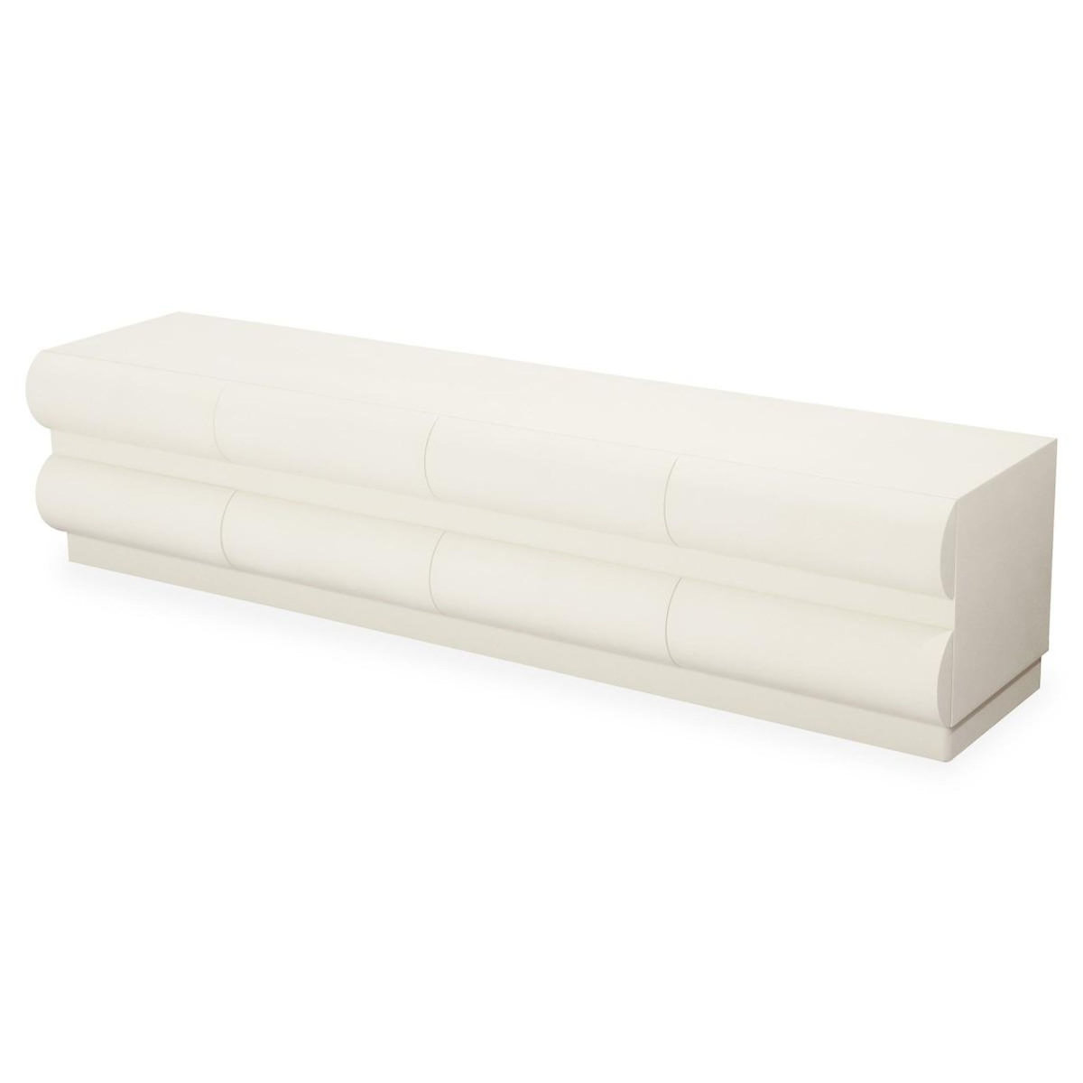 Paris Prix Meuble TV 8 Tiroirs  Sherazade  180cm Crème