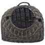 Voir la diapositive 4 : VIDAXL Cage de transport pour chats Gris 50x42x40 cm Saule naturel