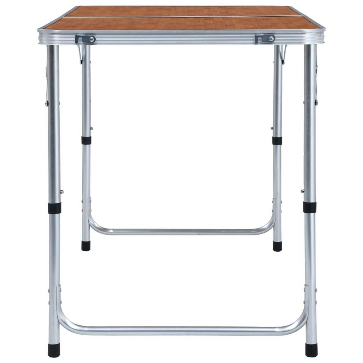 VIDAXL Table pliable de camping Aluminium 120x60 cm