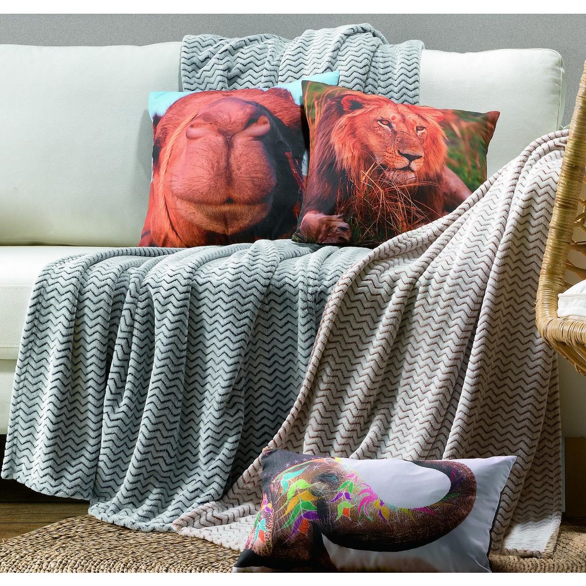 Les Ateliers du Linge Plaid 100%polyester