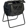 GARDENSTAR Composteur rotatif - Noir - H93 cm