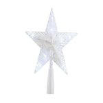 CENTRALE BRICO Cimier etoile brindille 7led/3led clignotante blanc froid h20xl17,5cm